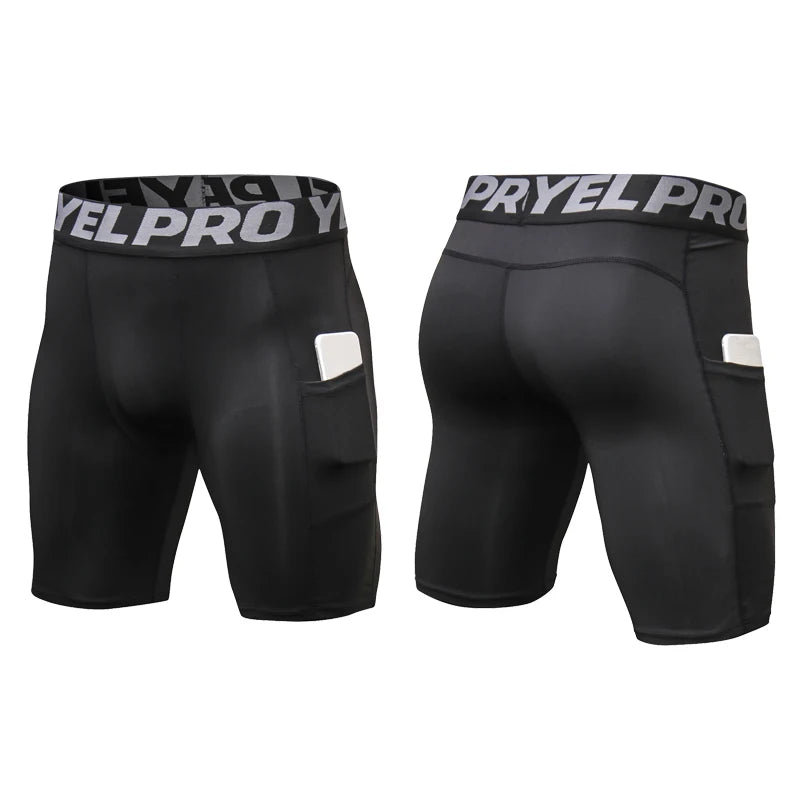 Men's Quick Dry Compression Running Shorts