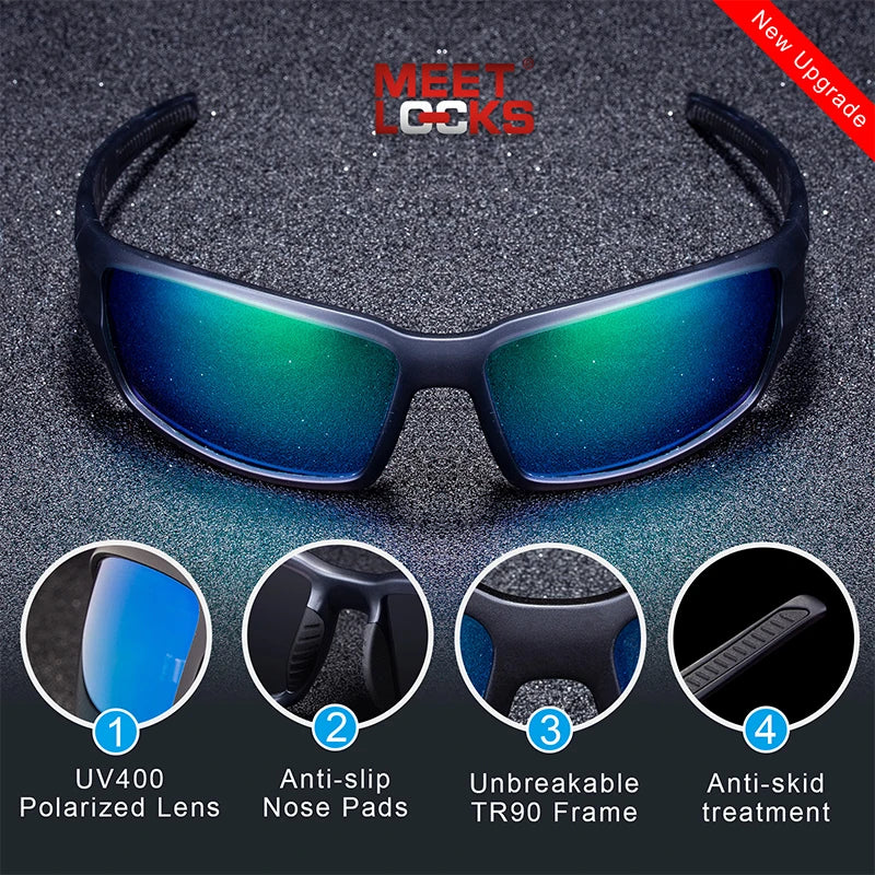 MEETLOCKS Cycling Bike Polarized Sun Glasses - Style Savvy Collections