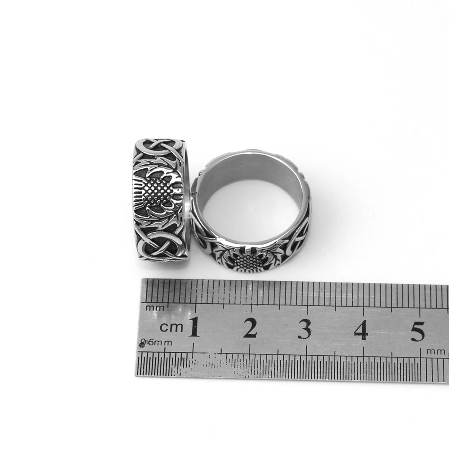 Woman's Outlander Wedding replica ring Da Mi Basia Mille Stainless Steel