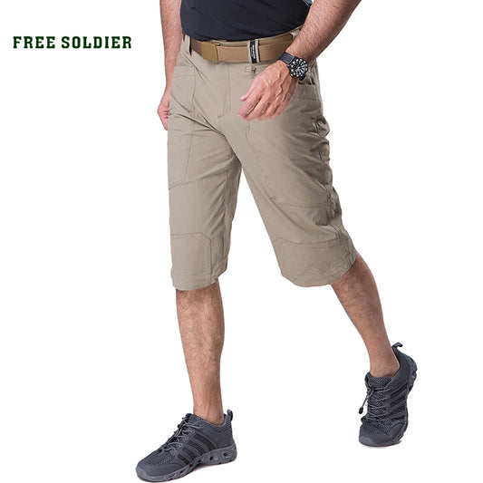 FREE SOLDIER outdoor sports climbing tactical military men's cropped trousers