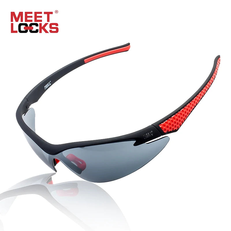 MEETLOCKS Sports Bike Sunglasses PC Frame With Anti-sandstorm Lenses 100% UV Protection - Style Savvy Collections