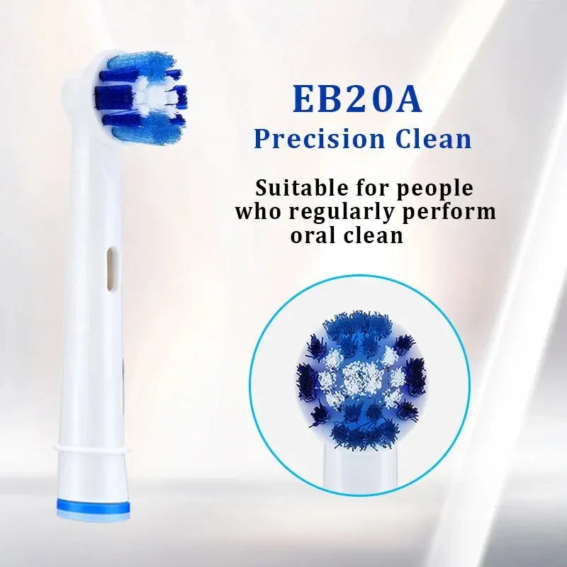 Oral B Electric Toothbrush Heads Replaceable Brush Heads For Oral B Electric Pro Health Triumph 3D Excel Vitality 4pcs - Style Savvy Collections