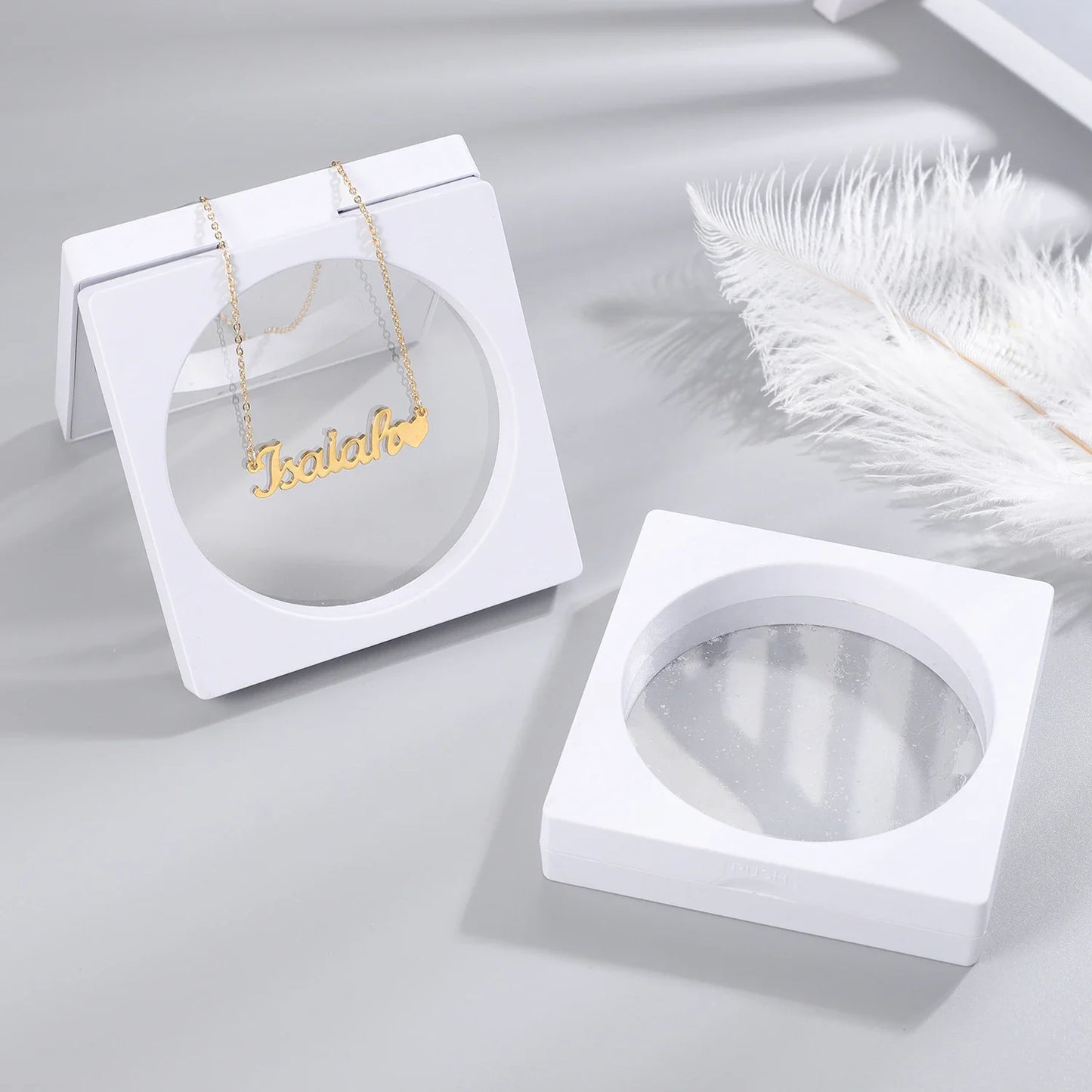 Stainless Steel Angel Wings Hoop Earrings Personalised Custom 18k Gold - Style Savvy Collections