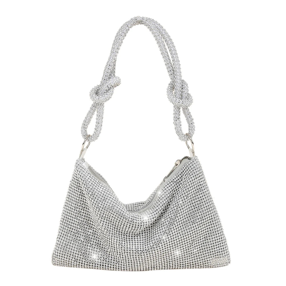 Women's Shiny Rhinestone Dinner Bag New Party Wedding Purses