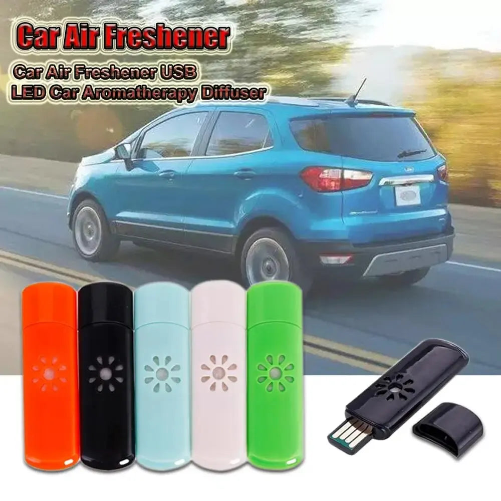 Multi Colors Mini USB LED Car Air Humidifier Freshener Aromatherapy Diffuser - Style Savvy Collections