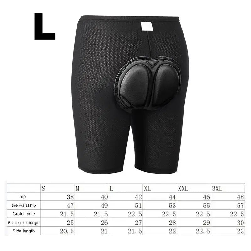 Breathable Cycling Shorts Silicone Silicone Cycling Shorts Lightweight Comfortable