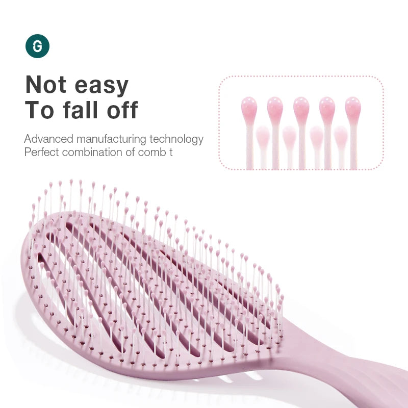 Hair Brush Scalp Massage Combs Hair Styling Detangler for Fast Blow Drying, Detangling,  Wet, Dry, and Curly Hair