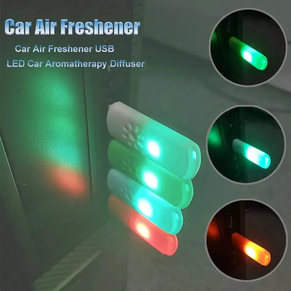 Multi Colors Mini USB LED Car Air Humidifier Freshener Aromatherapy Diffuser - Style Savvy Collections