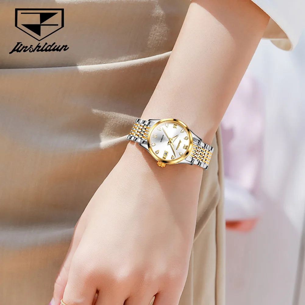 Luxury Gold Watch Automatic Mechanical Watches for Women 5Bar Waterproof  Wrist watch - Style Savvy Collections