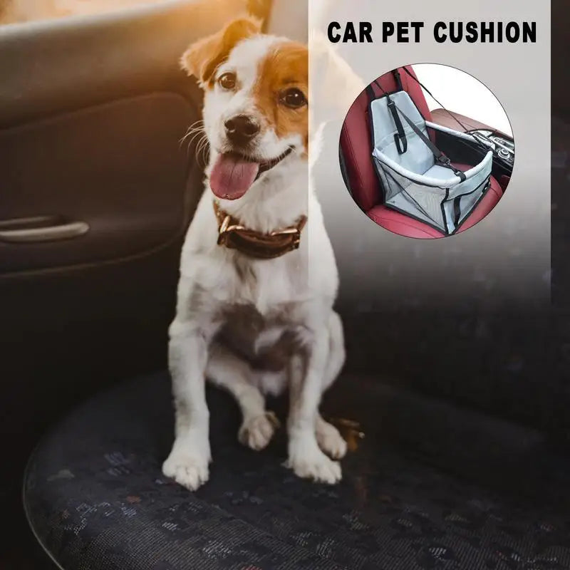 Pet Car Seat Puppy Carrier Breathable Car Seat 2 Small Dogs Dog Car