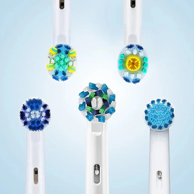 Oral B Electric Toothbrush Heads Replaceable Brush Heads For Oral B Electric Pro Health Triumph 3D Excel Vitality 4pcs - Style Savvy Collections