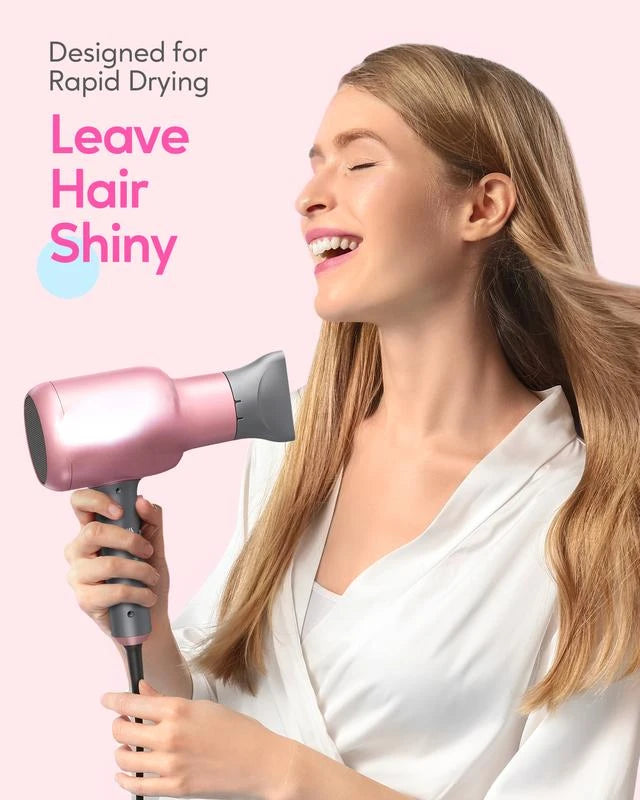 Professional Ionic Hair Dryer with Diffuser Curling iron