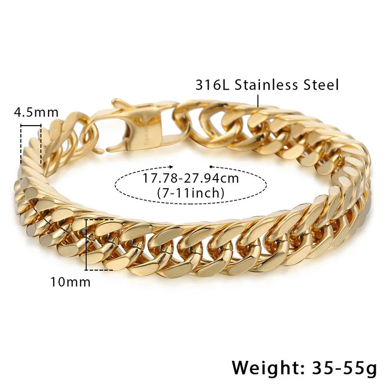 Mens 316L Stainless Steel Bracelet - Style Savvy Collections